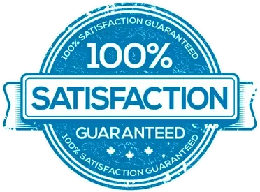 Satisfaction guarantee seal – Wash My Deck services